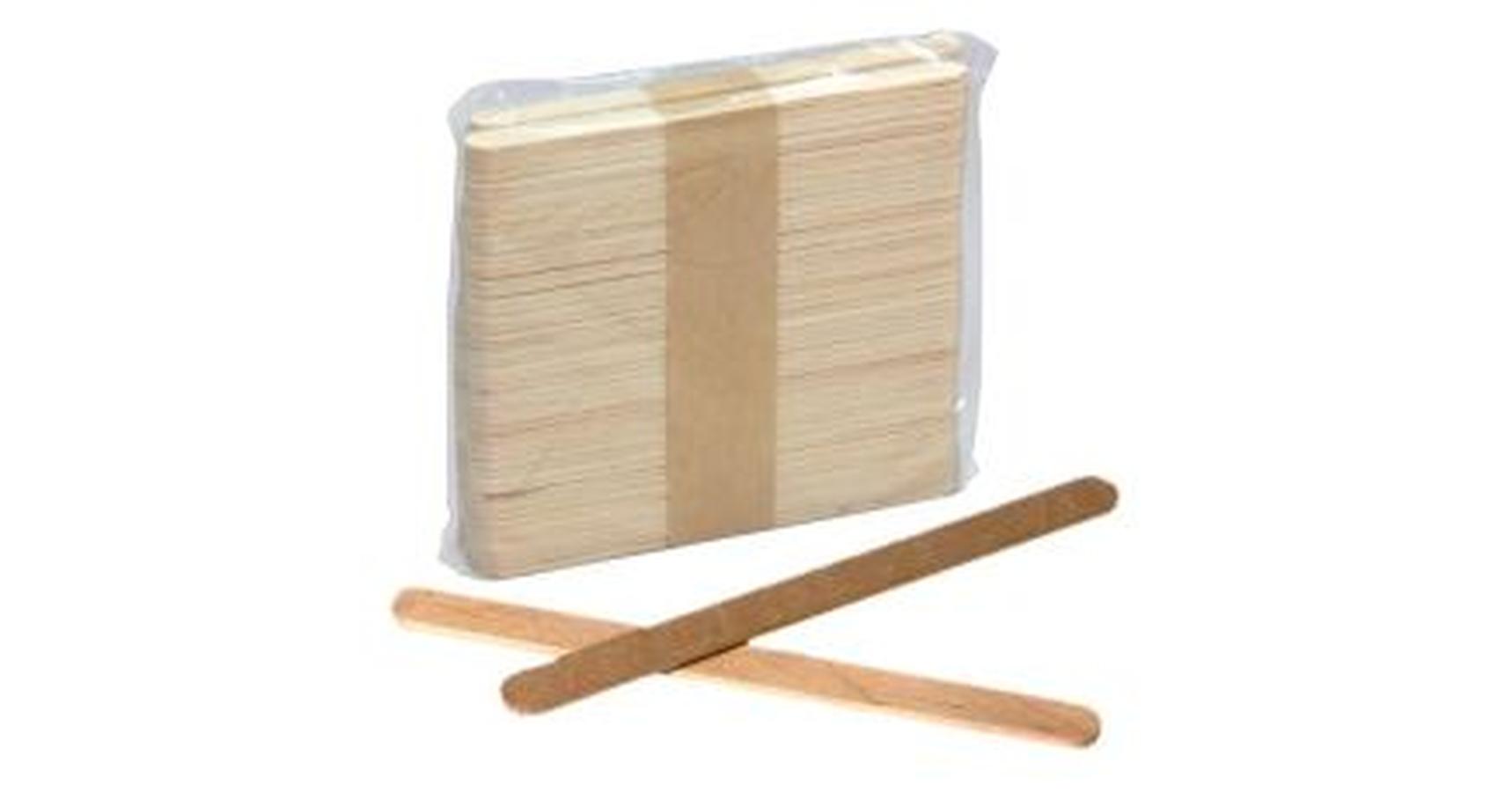 Natali Small Wooden Spatula - Popsicle (100/Bag)