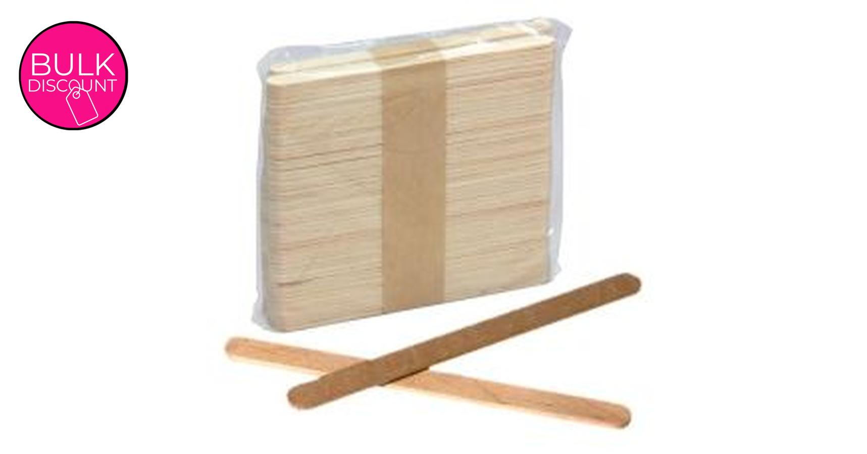 Natali Small Wooden Spatula - Popsicle (100/Bag)