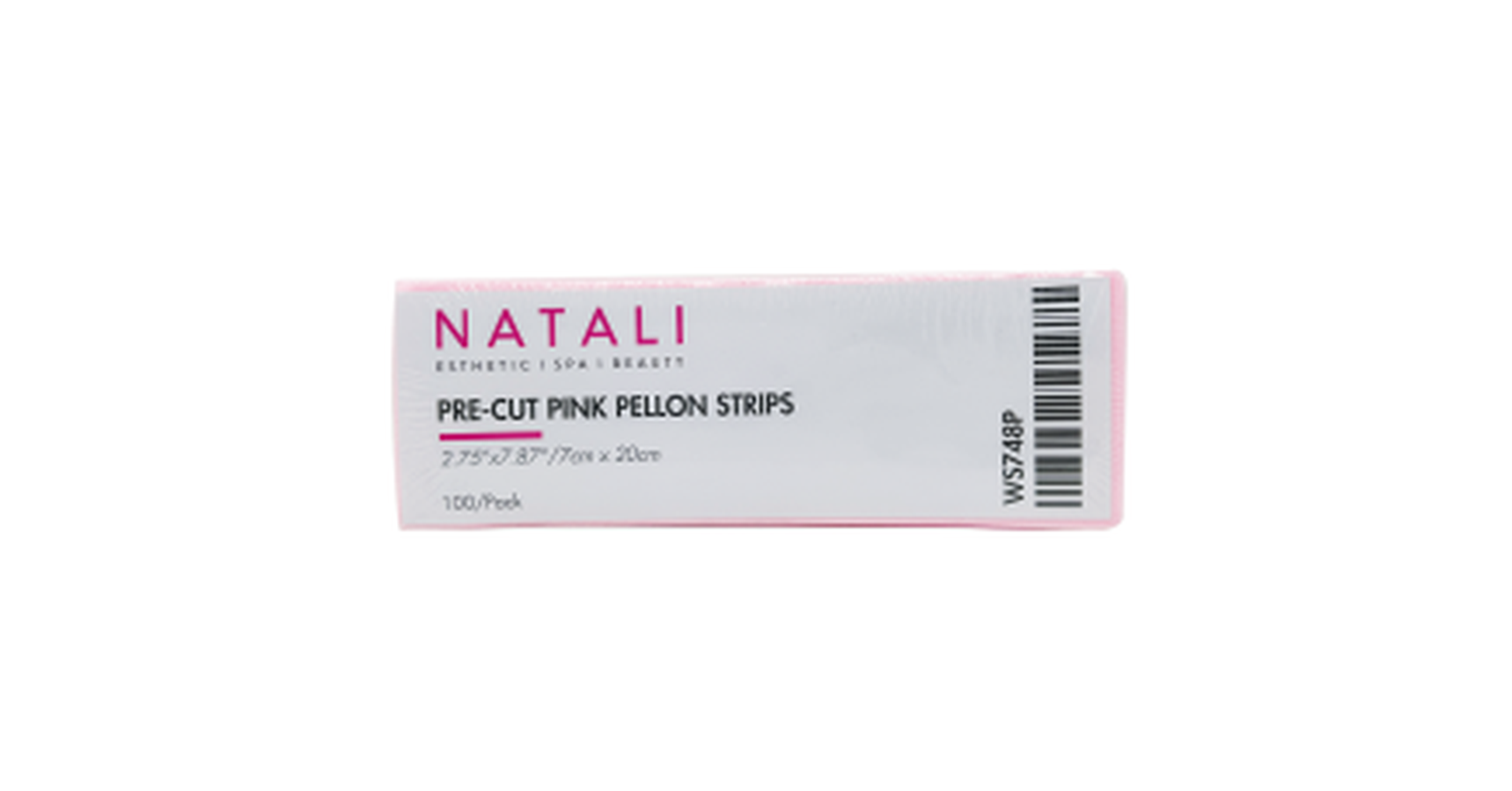 Pelon Strips Pink Pre-cut 7x20cm (100/Bag)