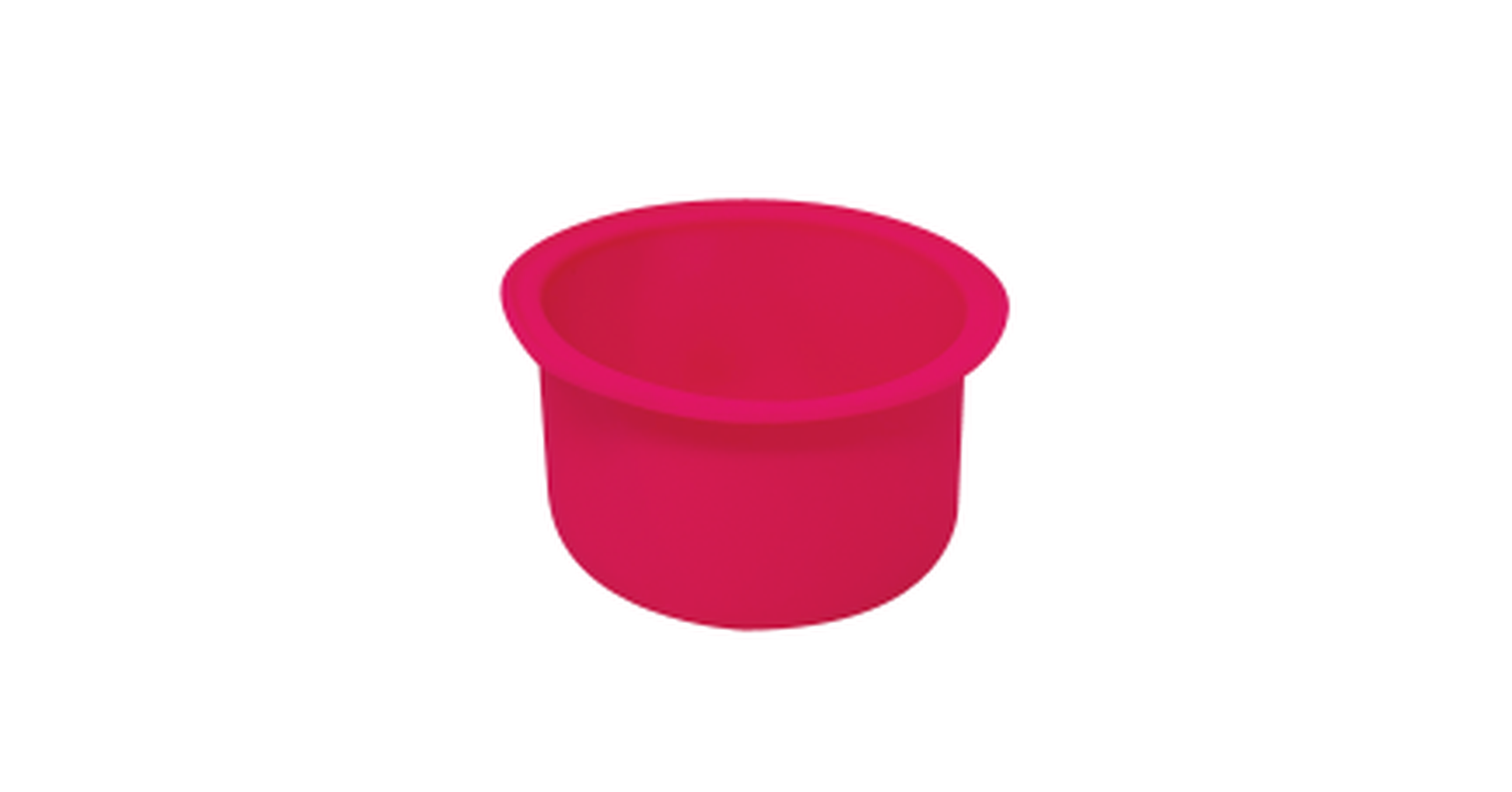 Silicone Wax Pot Short (hot pink)